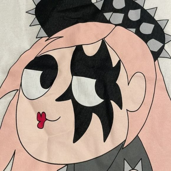 Love Moschino?punk girl print logo tshirt - Picture 11 of 11